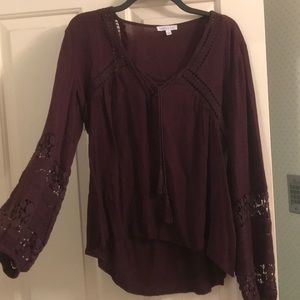 Flowy Purple Blouse
